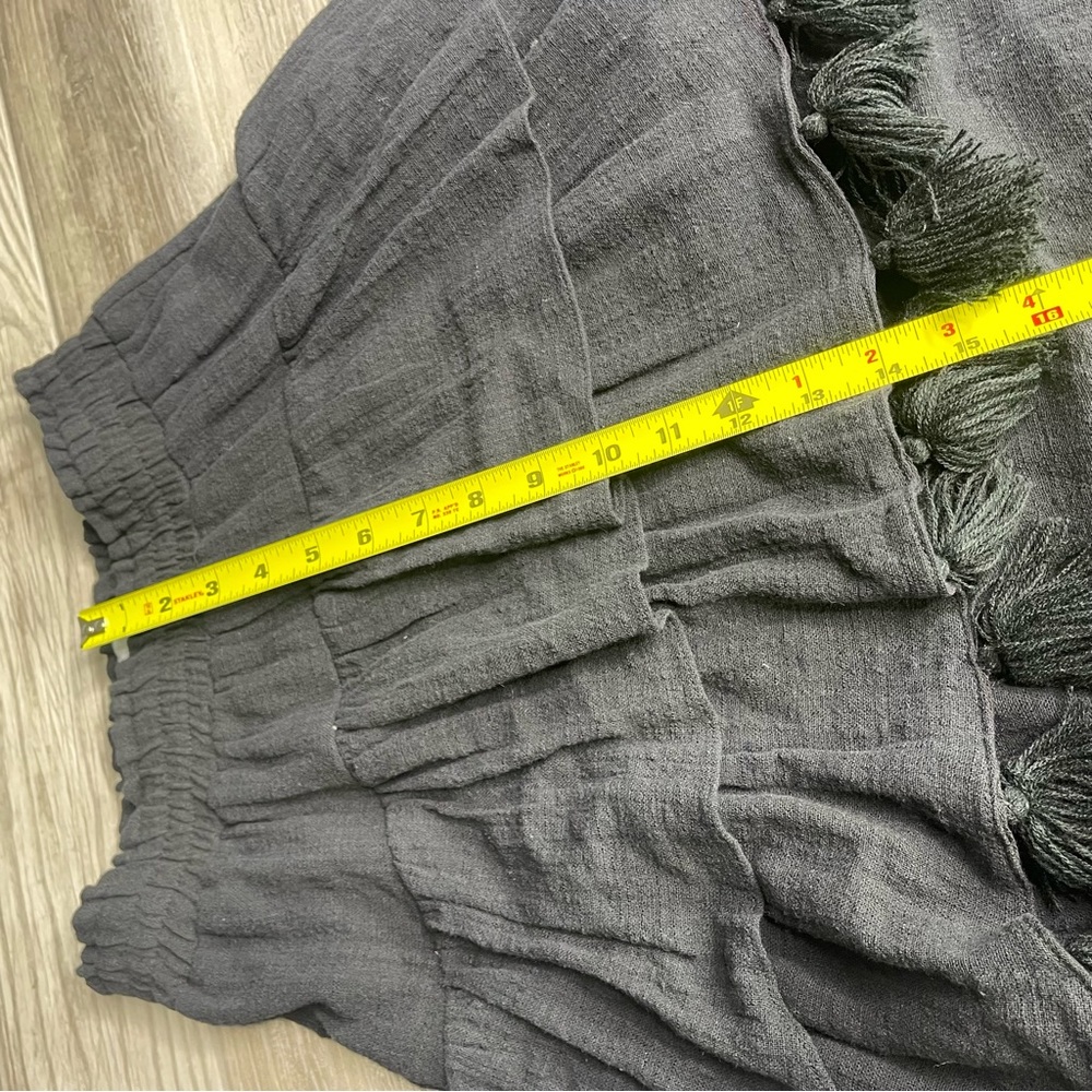 MISA LOS ANGELES Tassel Trim high low skirt - Picture 11 of 12